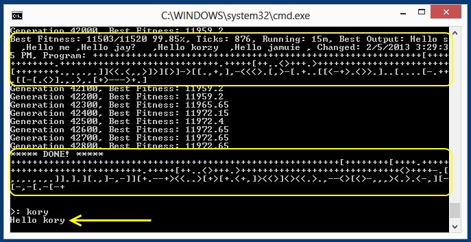 AI learning how to program