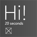 Windows 8 Live Tile Text Notification