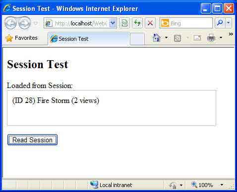 C# ASP .NET Web Farm SessionState